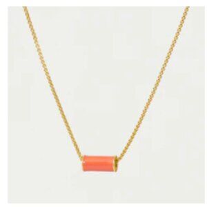 Dean Davidson Mini Tube Necklace Coral